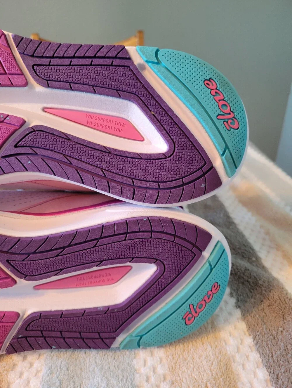 Clove Forte Sneakers Shoes Light Pink / Violet / White Women's 12.5 / Men's 11